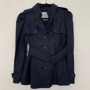 BB Dakota short tench coat Navy Size M